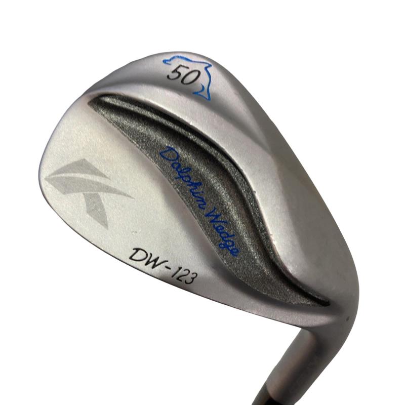 【中古】 キャスコ Dolphin Wedge DW-123 シルバー 50° ウェッジ WG Dolphin DP-231 (フレックスその他) メンズ 男性用 右利き 右用 Cランク ゴルフクラブ