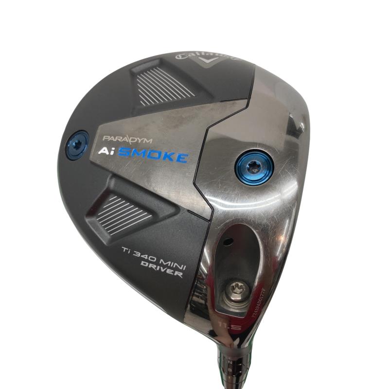 【中古】 キャロウェイ PARADYM Ai SMOKE Ti 340 MINI 11.5° １番ウッド DR 純然たる特注矢がら (フレックスS) メンズ 成人男性用 右利き 右用 C位置づける ゴルフ野球クラブ