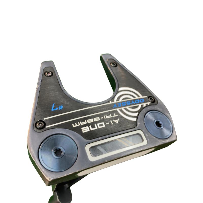 【中古】 オデッセイ Ai-ONE TRI-BEAM #7 33in パター PT STROKE LAB 90 スチール写真 (フレックス余分の物) メンズ 成人男性用 右利き 右用 C序列付ける ゴルフ野球クラブ