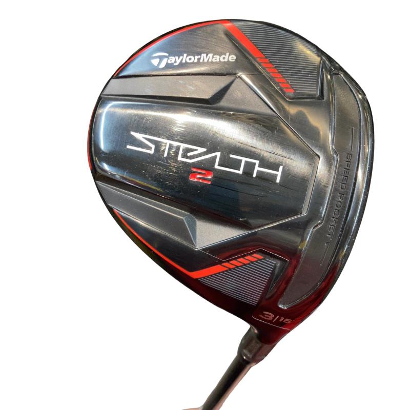 【中古】 テーラーメイド STEALTH2 3W フェアウェイウッド FW TENSEI RED TM50(STEALTH FW) (フレックスSR) メンズ 男性用 右利き 右用 Bランク ゴルフクラブ