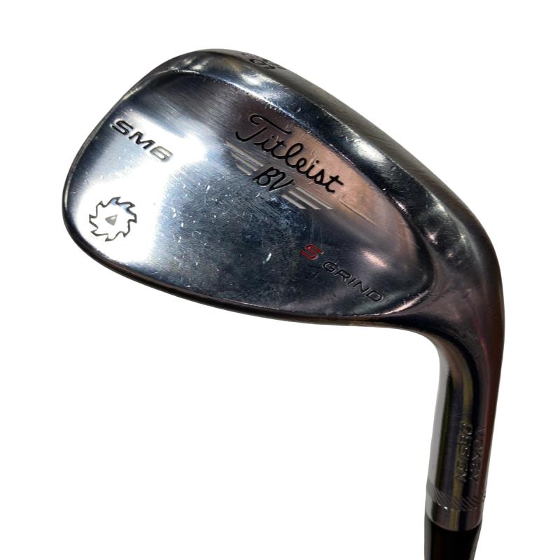 【中古】 タイトリスト VOKEY SPIN MILLED SM6 ツアークロム 56°/10°S ウェッジ WG Dynamic Gold (フレックスS) メンズ 男性用 右利き 右用 Dランク ゴルフクラブ