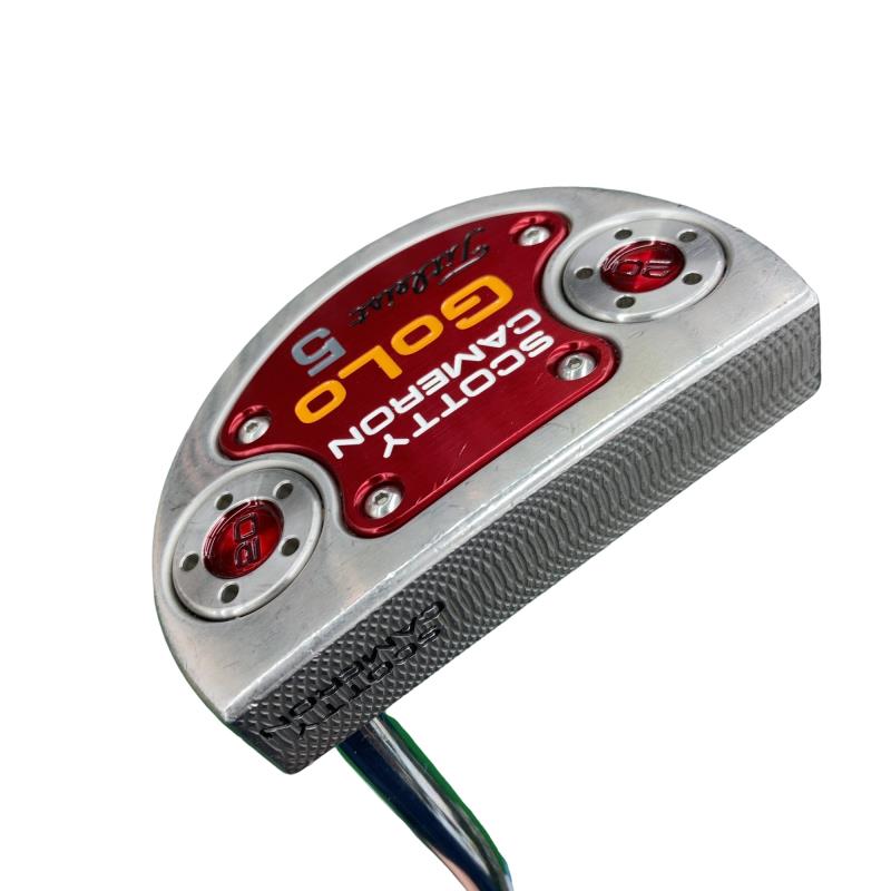【中古】 タイトリスト SCOTTY CAMERON GoLo 5 33in パター PT スチール写真 (フレックス余分の物) メンズ 成人男性用 右利き 右用 C位置付ける ゴルフ野球クラブ メンズクラブ-パター
