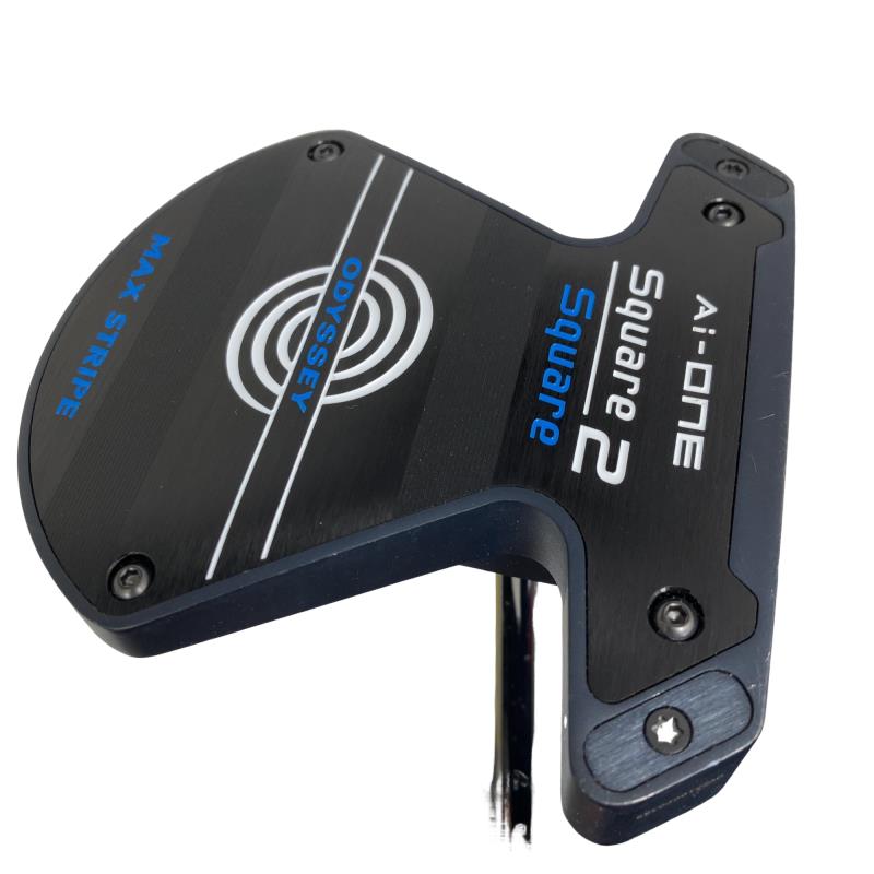 【中古】 オデッセイ Ai-ONE SQUARE 2 SQUARE MAX STRIPE 34インチ パター PT STROKE LAB 90 スチール (フレックスその他) メンズ 男性用 右利き 右用 Bランク ゴルフクラブ