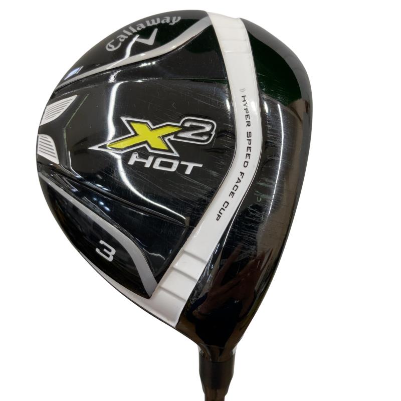 【中古】 キャロウェイ X2 HOT 3W フェアウェイウッド FW X2 HOT(フェアウェイ) (フレックスSR) メンズ 男性用 右利き 右用 Cランク ゴルフクラブ