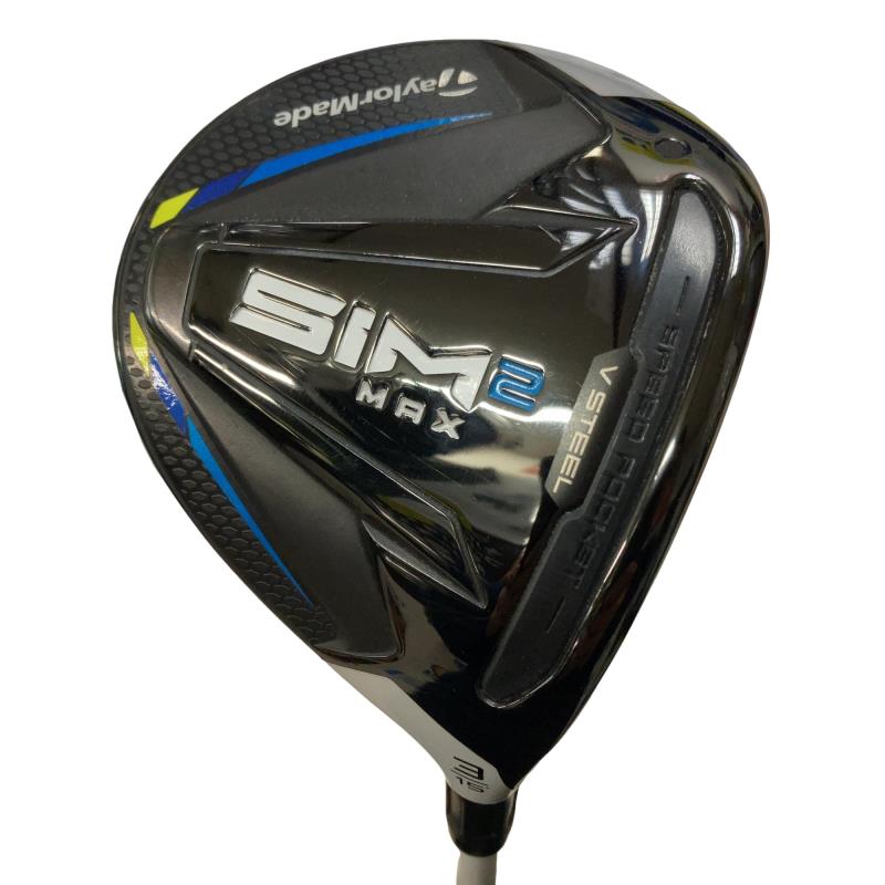 【中古】 テーラーメイド SIM2 MAX 3W フェアウェイウッド FW Tour AD HD-6 (フレックスS) メンズ 男性用 右利き 右用 Cランク ゴルフクラブ