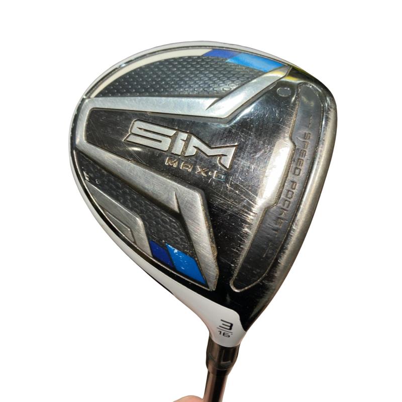 【中古】 仕立て屋お手伝いさん SIM MAX-D 3W フェアウェイウッド FW TENSEI BLUE TM50(FW) (フレックスS) メンズ 成人男性用 右利き 右用 D位置づける ゴルフ野球クラブ