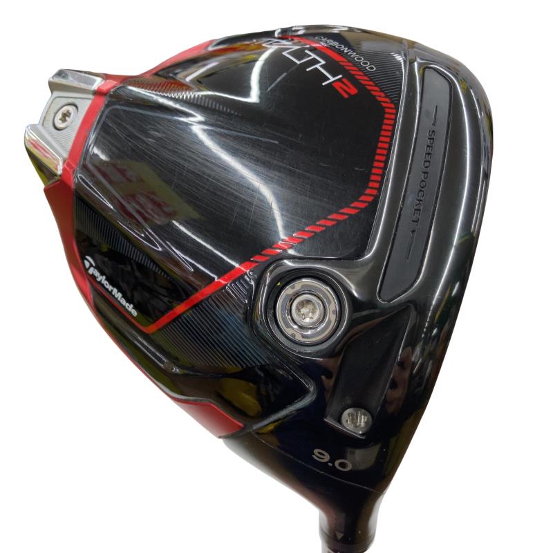 【中古】 テーラーメイド STEALTH2 9° ドライバー DR TENSEI RED TM50(STEALTH DR) (フレックスS) メンズ 男性用 右利き 右用 Cランク ゴルフクラブ