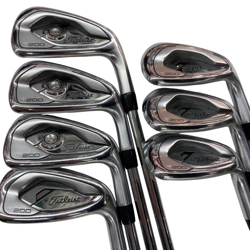 【中古】 タイトリスト Titleist T200 8S アイアン仕掛ける IR NS PRO MODUS3 TOUR105 (フレックスS) メンズ 成人男性用 右利き 右用 C価値づける ゴルフ野球クラブ