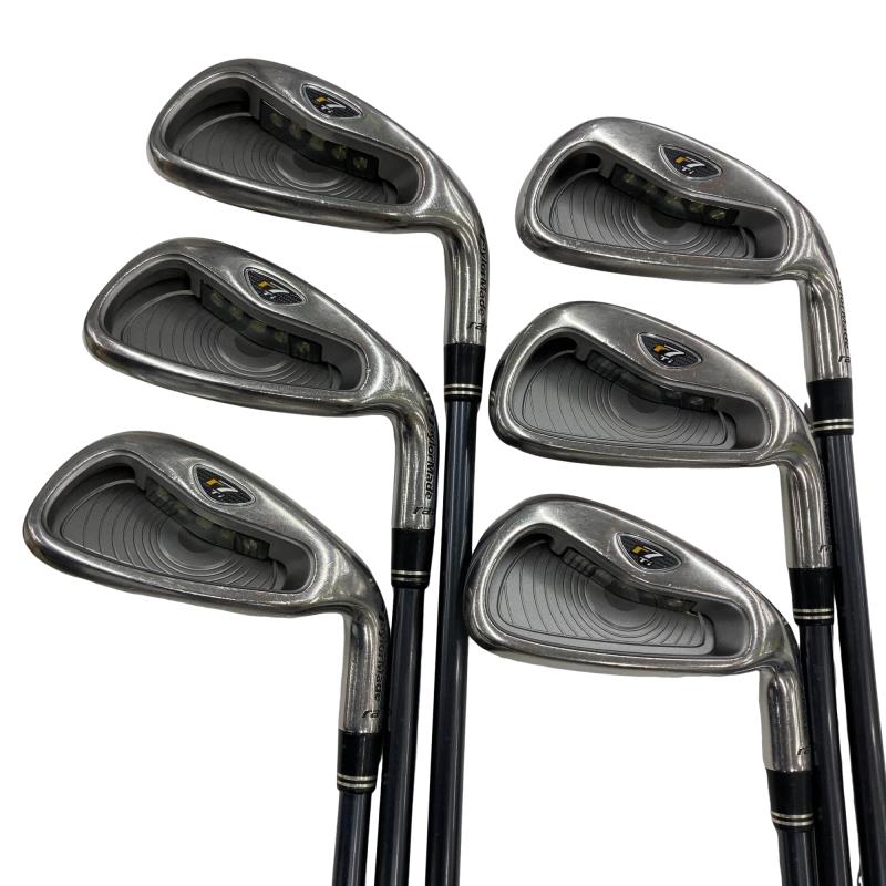 【中古】 仕立て屋お手伝いさん r7 Ti  6S アイアン仕掛ける IR RE-AX 60 PLUS (フレックスR) メンズ 成人男性用 右利き 右用 C価値づける ゴルフ野球クラブ