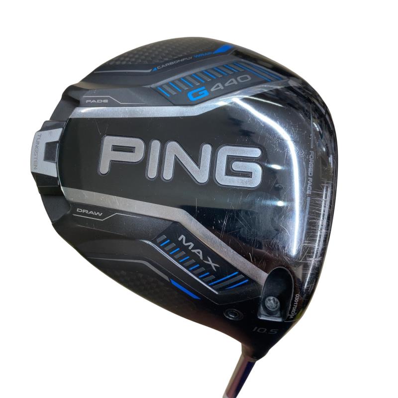 【中古】 ピン G440 MAX 10.5° １番ウッド DR 純然たる特注矢がら (フレックスS) メンズ 成人男性用 右利き 右用 C位置づける ゴルフ野球クラブ