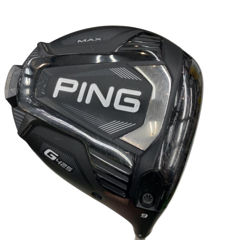 【中古】 ピン G425 MAX 9° ドライバー DR 純正特注シャフト (フレックスX) メンズ 男性用 右利き 右用 Cランク ゴルフクラブ