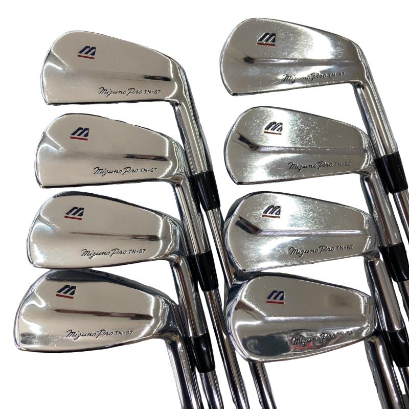 【中古】 ミズノ Mizuno Pro TN-87 9S アイアン仕掛ける IR FM (フレックスSX) メンズ 成人男性用 右利き 右用 C価値づける ゴルフ野球クラブ