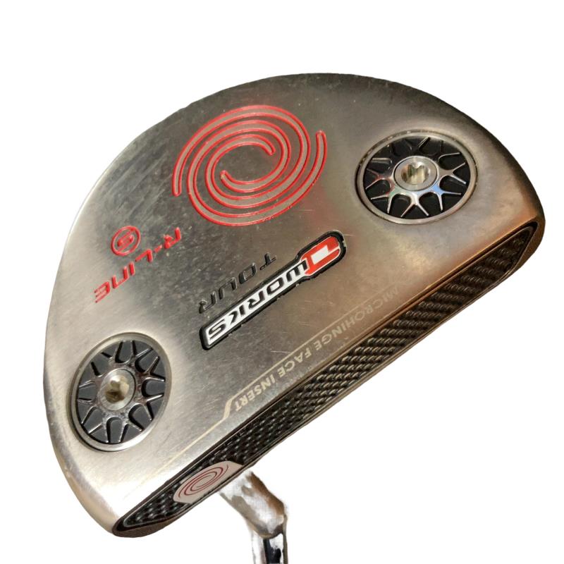 【中古】 オデッセイ O WORKS TOUR SILVER R-LINE S 34in パター PT スチール写真 (フレックス余分の物) メンズ 成人男性用 右利き 右用 C序列付ける ゴルフ野球クラブ