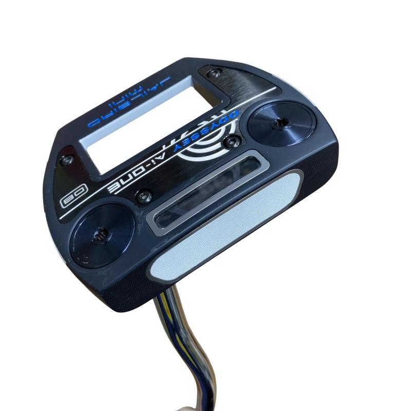 【中古】 オデッセイ Ai-ONE JAILBIRD MINI DB 34in パター PT STROKE LAB 90 スチール写真 (フレックス余分の物) メンズ 成人男性用 右利き 右用 C序列付ける ゴルフ野球クラブ