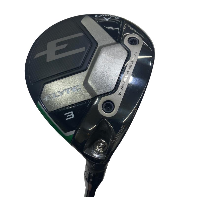 【中古】 キャロウェイ ELYTE  3W フェアウェイウッド FW VENTUS GREEN 50 for CW(ELYTE FW) (フレックスS) メンズ 成人男性用 右利き 右用 C序列付ける ゴルフ野球クラブ