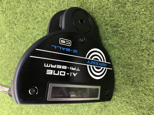 【中古】 オデッセイ Ai-ONE TRI-BEAM 2-BALL CS 34インチ パター PT STROKE LAB 90 スチール (フレックスその他) メンズ 男性用 右利き 右用 Bランク ゴルフクラブ｜ゴルフパートナー 中古クラブ店