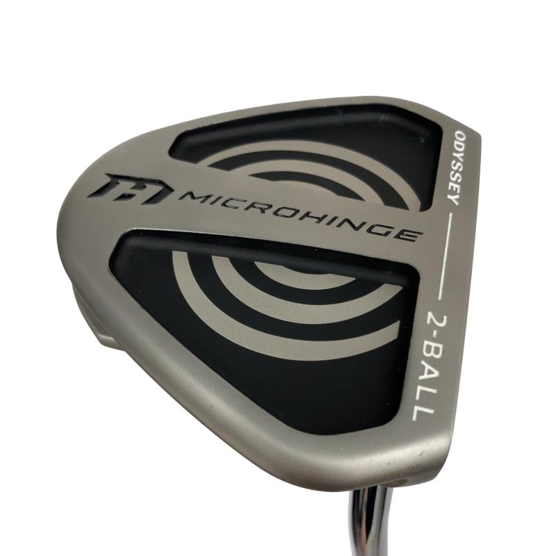 【中古】 オデッセイ MICROHINGE V-LINE 2-BALL(カスタム) パター PT 純正特注シャフト (フレックスその他) メンズ 男性用 右利き 右用 Bランク ゴルフクラブ|ゴルフパートナー 中古クラブ店