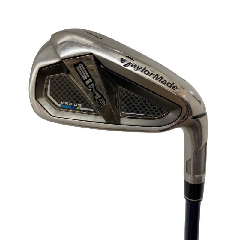 【中古】 仕立て屋お手伝いさん SIM2 MAX・os  5S アイアン仕掛ける IR TENSEI BLUE TM60(SIM2 IR) (フレックスS) メンズ 成人男性用 右利き 右用 C価値づける ゴルフ野球クラブ