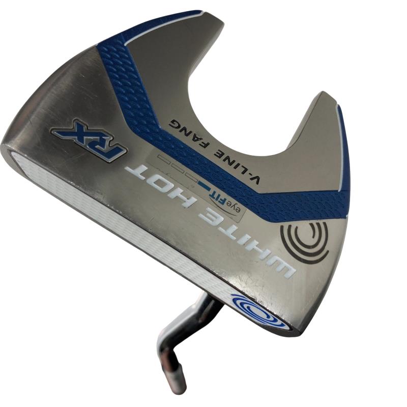 【中古】 オデッセイ WHITE HOT RX V-LINE FANG 34インチ レフティ パター PT スチール (フレックスその他) メンズ 男性用 左利き レフティ 左用 Cランク ゴルフクラブ