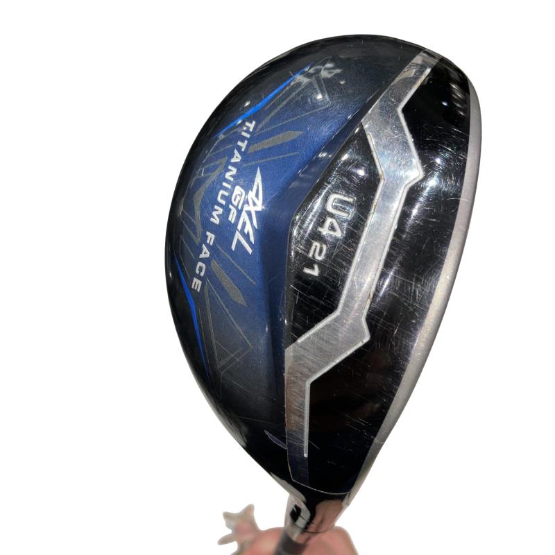 【中古】 つるや AXEL GF U4 ユーティリティ UT GF VANQUISH(ユーティリティ) (フレックスR) メンズ 男性用 右利き 右用 Cランク ゴルフクラブ