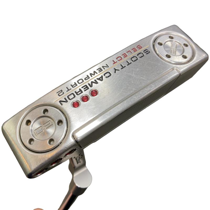 【中古】 タイトリスト SCOTTY CAMERON select NEWPORT 2(2018) 33インチ パター PT スチール (フレックスその他) メンズ 男性用 右利き 右用 Cランク ゴルフクラブ｜ゴルフパートナー 中古クラブ店