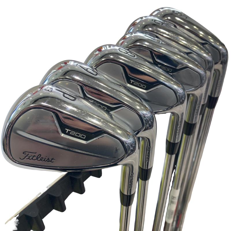【中古】 タイトリスト Titleist T200(2021) 6S アイアンセット IR リシャフト (フレックスその他) メンズ 男性用 右利き 右用 Cランク ゴルフクラブ