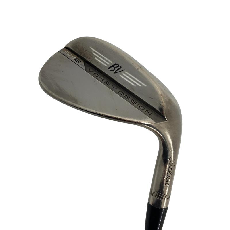 【中古】 タイトリスト VOKEY SPIN MILLED SM8 ツアークロム 52°/12°F ウェッジ WG Dynamic Gold (フレックスS) メンズ 男性用 右利き 右用 Dランク ゴルフクラブ