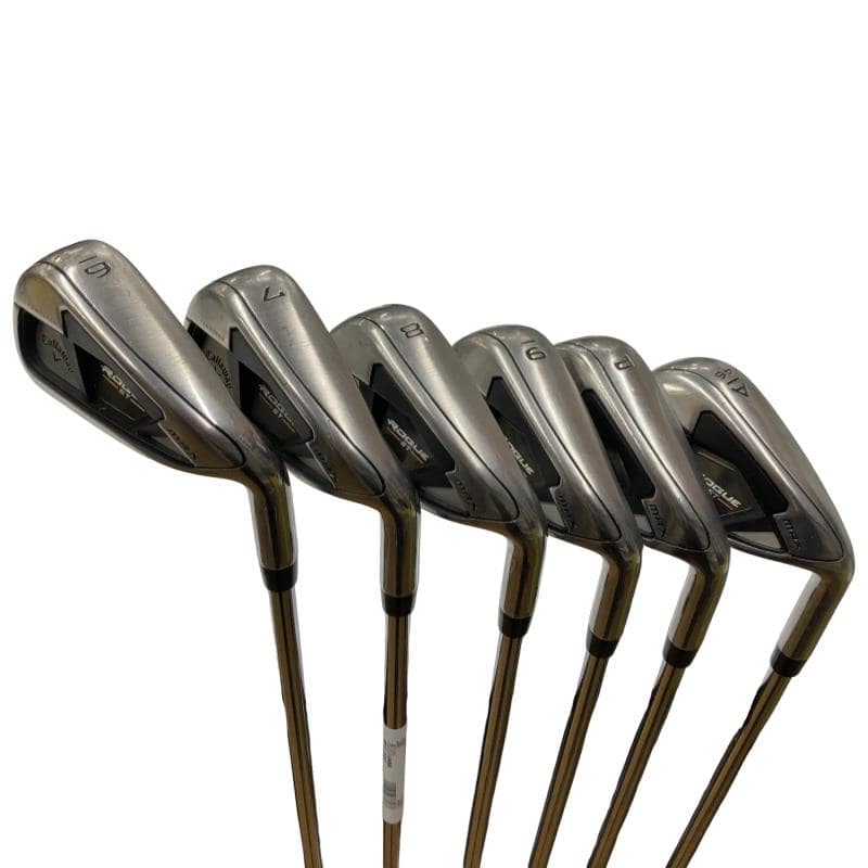 【中古】 キャロウェイ ROGUE ST MAX 7S アイアンセット IR Dynamic Gold 95 (フレックスS) メンズ 男性用 右利き 右用 Cランク ゴルフクラブ