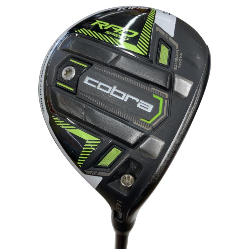 【中古】 コブラ KING RADSPEED 3W(イエロー) フェアウェイウッド FW Tour AD for RADSPEED(FW) (フレックスS) メンズ 男性用 右利き 右用 Cランク ゴルフクラブ