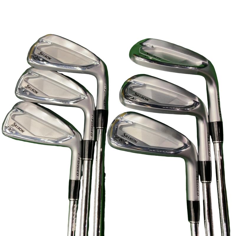 【中古】 ダンロップ SRIXON ZXi4 7S アイアンセット IR 純正特注シャフト (フレックスS) メンズ 男性用 右利き 右用 Bランク ゴルフクラブ