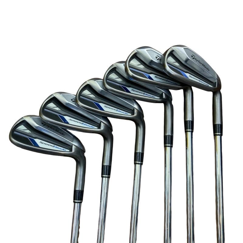 【中古】 テーラーメイド Speed Blade 6S アイアンセット IR KBS C-TAPER 90 (フレックスR) メンズ 男性用 右利き 右用 Cランク ゴルフクラブ