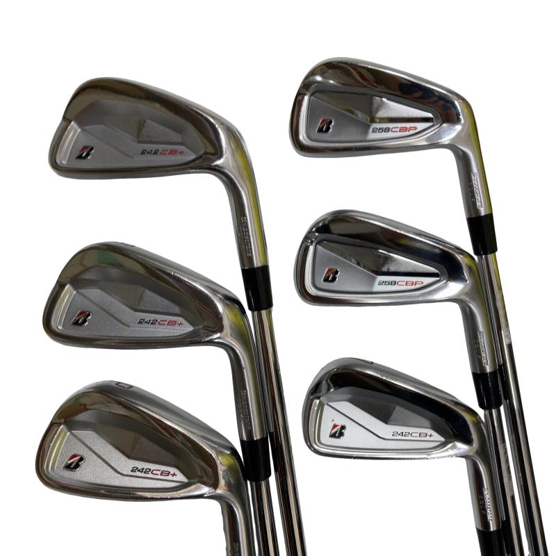 【中古】 ブリヂストン BRIDGESTONE 242CB+ 6S アイアンセット IR 純正特注シャフト (フレックスS) メンズ 男性用 右利き 右用 Cランク ゴルフクラブ｜ゴルフパートナー 中古クラブ店