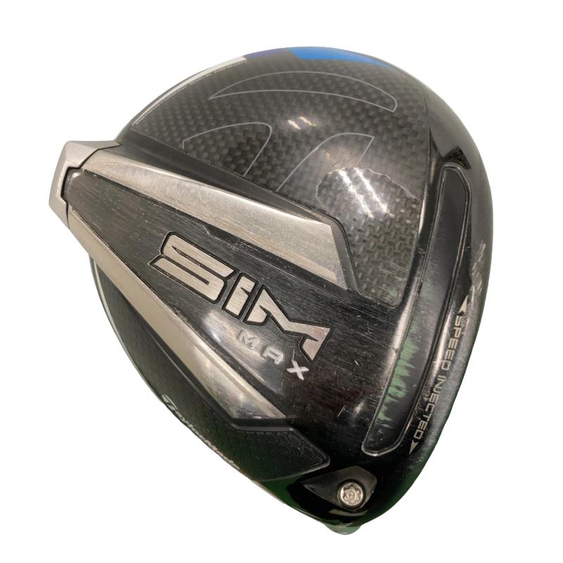 【中古】 テーラーメイド SIM MAX 9° ドライバー DR 純正特注シャフト (フレックスS) メンズ 男性用 右利き 右用 Cランク ゴルフクラブ