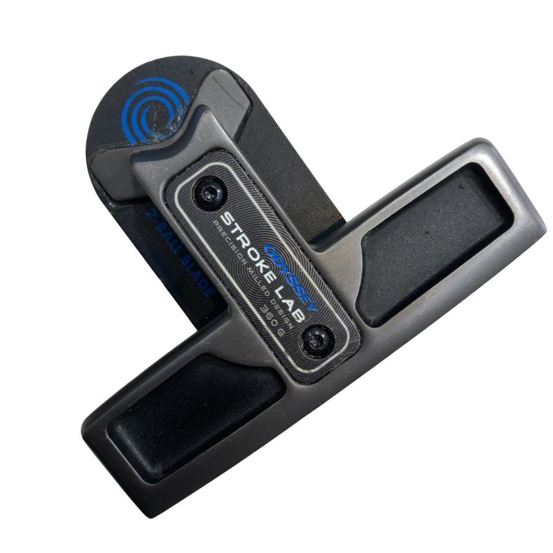 【中古】 オデッセイ STROKE LAB 2BALL BLADE 33in パター PT スチール写真 (フレックス余分の物) メンズ 成人男性用 右利き 右用 C価値づける ゴルフ野球クラブ