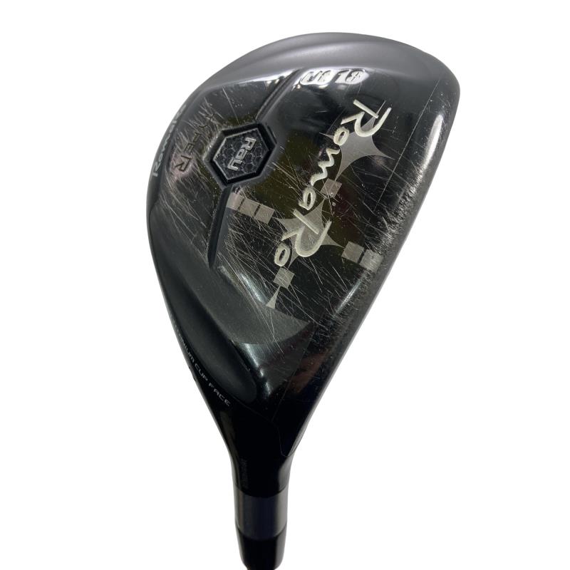 【中古】 RomaRo RomaRo Ray TYPE R ブラック U18 ユーティリティ UT 純正特注シャフト (フレックスX) メンズ 男性用 右利き 右用 Dランク ゴルフクラブ