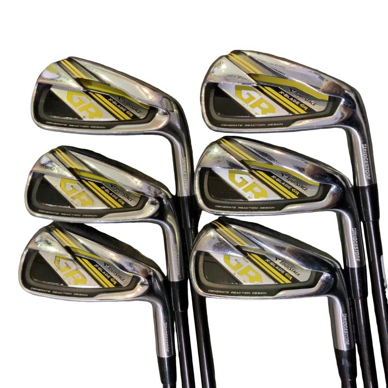 【中古】 ブリヂストン TOURSTAGE X-BLADE GR(2014) 6S アイアン書き割り IR Tour AD B14-03i (フレックスS) メンズ 成人男性用 右利き 右用 C序列付ける ゴルフ野球クラブ