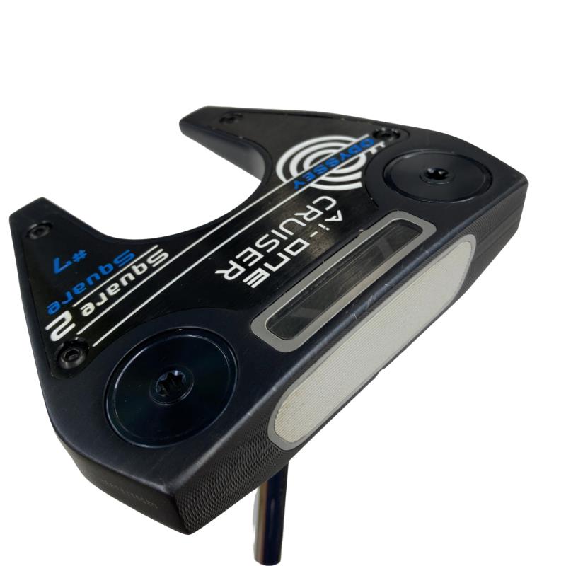 【中古】 オデッセイ Ai-ONE SQUARE 2 SQUARE #7 CRUISER 38in パター PT STROKE LAB 140 スチール写真 (フレックス余分の物) メンズ 成人男性用 右利き 右用 C価値づける ゴルフ野球クラブ