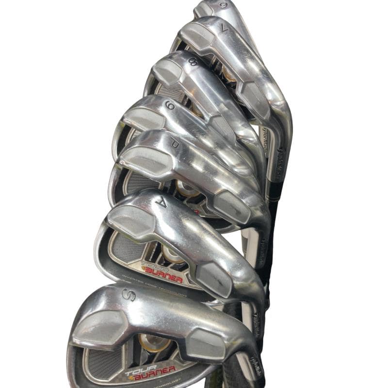 【中古】 テーラーメイド TOUR BURNER 10S アイアンセット IR RE-AX SUPERFAST 60(アイアン) (フレックスR) メンズ 男性用 右利き 右用 Cランク ゴルフクラブ|ゴルフパートナー 中古クラブ店