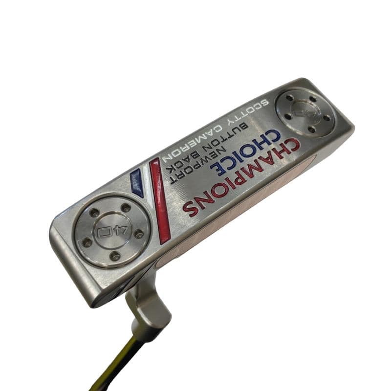 【中古】 タイトリスト SCOTTY CAMERON CHAMPIONS CHOICE BUTTON BACK NEWPORT 33in パター PT スチール写真 (フレックス余分の物) メンズ 成人男性用 右利き 右用 A価値づける ゴルフ野球クラブ