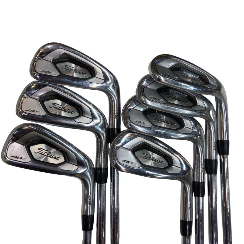 【中古】 タイトリスト Titleist AP3 718 7S アイアン仕掛ける IR NS PRO 950GH (フレックスS) メンズ 成人男性用 右利き 右用 C価値づける ゴルフ野球クラブ