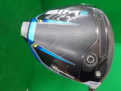 【中古】 テーラーメイド SIM2 MAX 10.5° ドライバー DR TENSEI BLUE TM50(SIM2 DR) (フレックスS) メンズ 男性用 右利き 右用 Dランク ゴルフクラブ