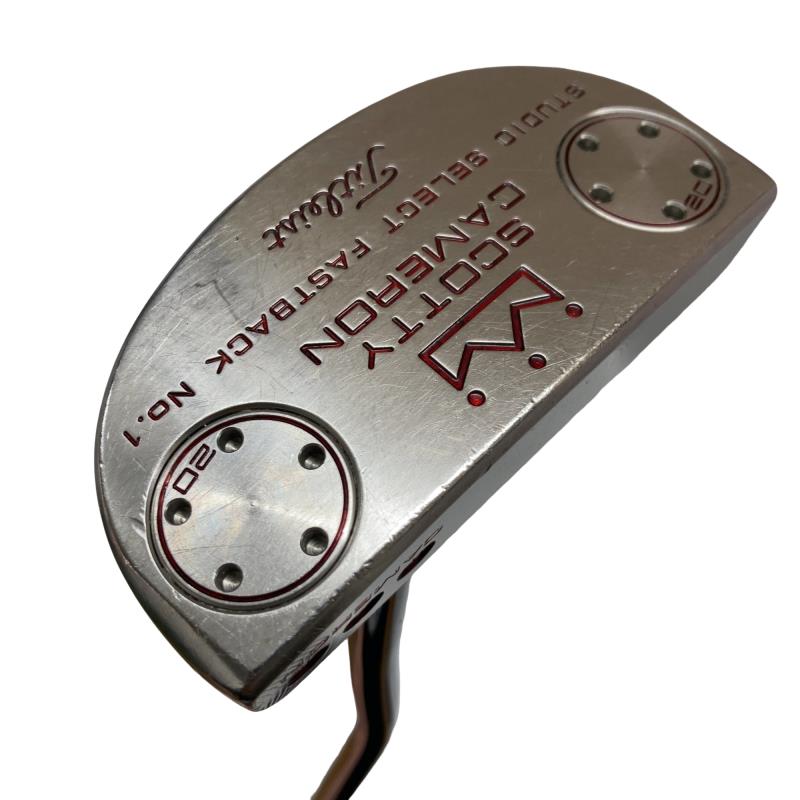 【中古】 タイトリスト SCOTTY CAMERON STUDIO SELECT FASTBACK 33in(20g) パター PT スチール写真 (フレックス余分の物) メンズ 成人男性用 右利き 右用 D位置づける ゴルフ野球クラブ