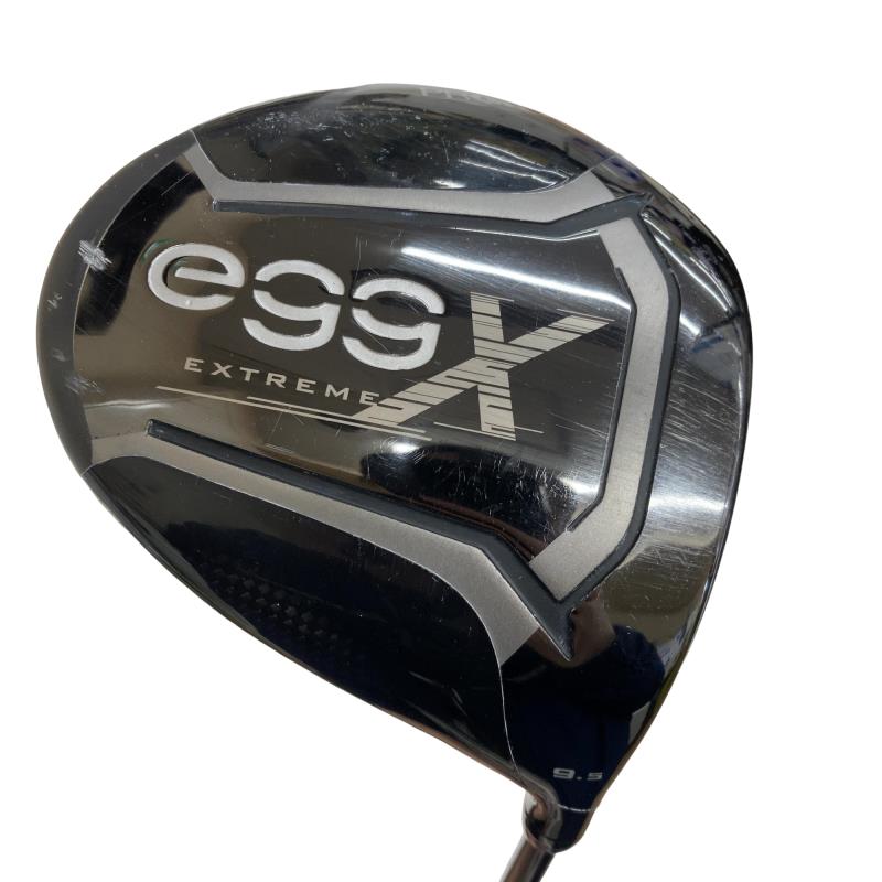 【中古】 労働者階級歯車 egg EXTREME  9.5° １番ウッド DR egg一風変わった炭素 (フレックスSR) メンズ 成人男性用 右利き 右用 D序列付ける ゴルフ野球クラブ