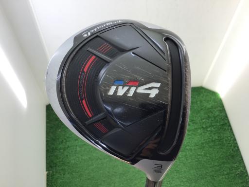 【中古】 テーラーメイド M4 3W フェアウェイウッド FW Tour AD IZ-6 (フレックスS) メンズ 男性用 右利き 右用 Cランク ゴルフクラブ