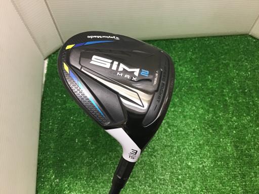 【中古】 テーラーメイド SIM2 MAX 3W フェアウェイウッド FW TENSEI BLUE TM50(SIM2 FW) (フレックスS) メンズ 男性用 右利き 右用 Cランク ゴルフクラブ