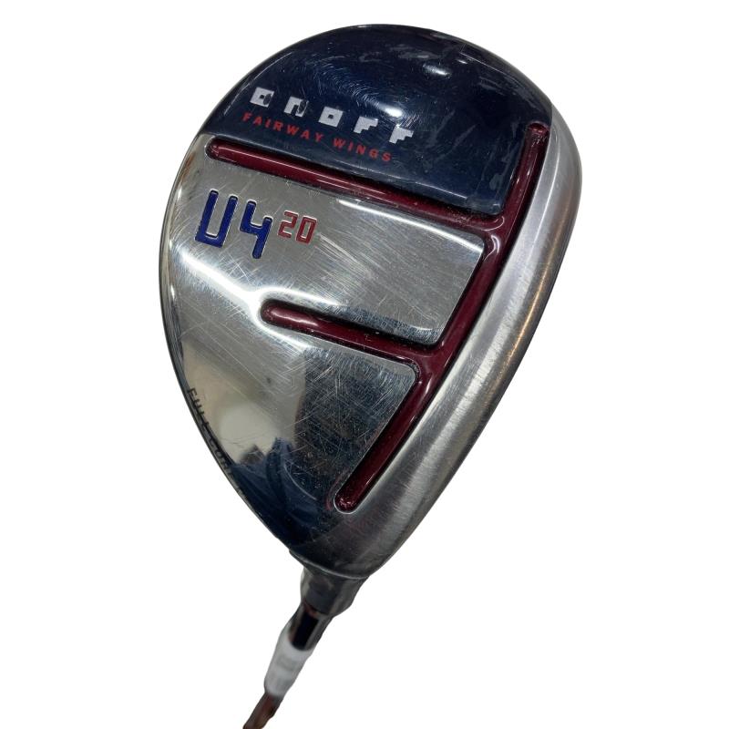 【中古】 ダイワ(グローブライド) ONOFF FAIRWAY WINGS(2020) AKA U4 ユーティリティ UT SMOOTH KICK MP-520U (フレックスS) メンズ 男性用 右利き 右用 Cランク ゴルフクラブ