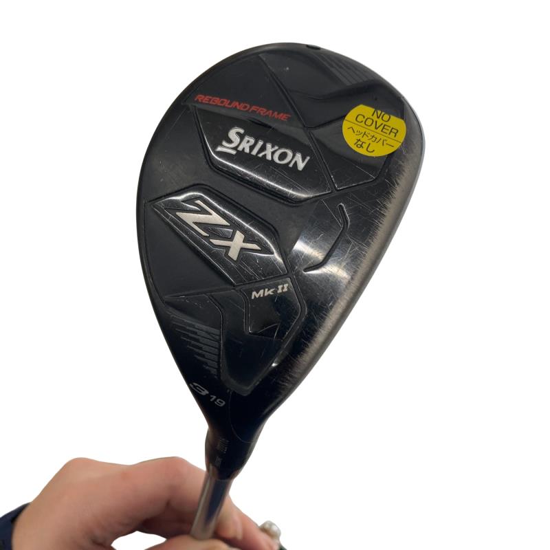 【中古】 ダンロップ SRIXON ZX Mk II HYBRID H3 ユーティリティ UT リシャフト (フレックスその他) メンズ 男性用 右利き 右用 Cランク ゴルフクラブ