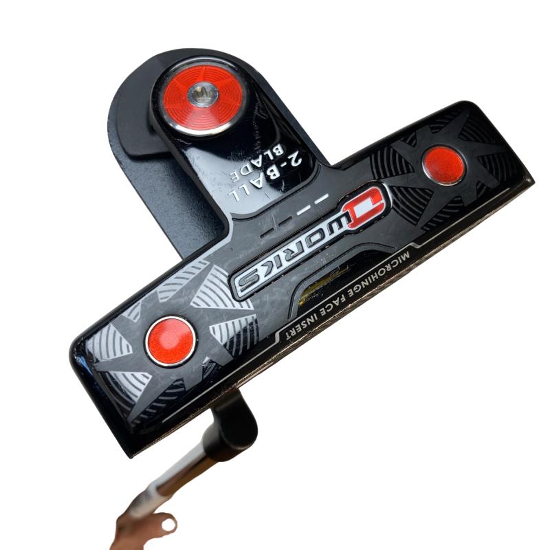【中古】 オデッセイ O WORKS 2・BALL BLADE 35in パター PT スチール写真 (フレックス余分の物) メンズ 成人男性用 右利き 右用 C位置づける ゴルフ野球クラブ