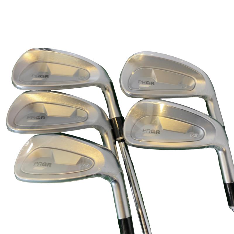 【中古】 プロギア PRGR 03(2025) 5S アイアンセット IR Diamana M FOR PRGR(2025 IR) (フレックスS) メンズ 男性用 右利き 右用 Aランク ゴルフクラブ