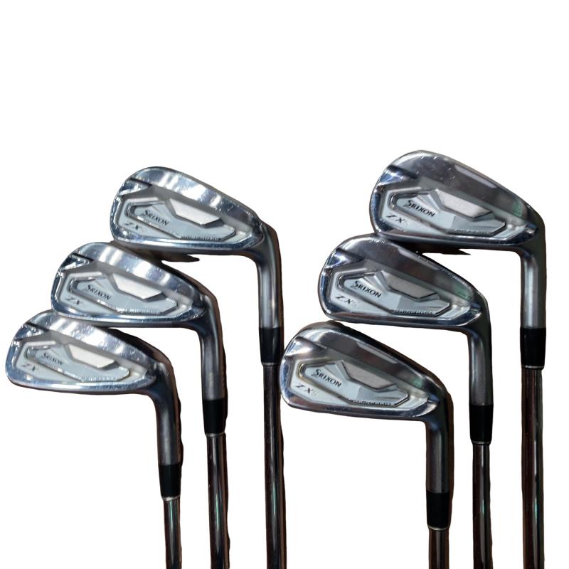 【中古】 ダンロップ SRIXON ZX5 Mk II 6S アイアンセット IR 純正特注シャフト (フレックスS) メンズ 男性用 右利き 右用 Cランク ゴルフクラブ|ゴルフパートナー 中古クラブ店